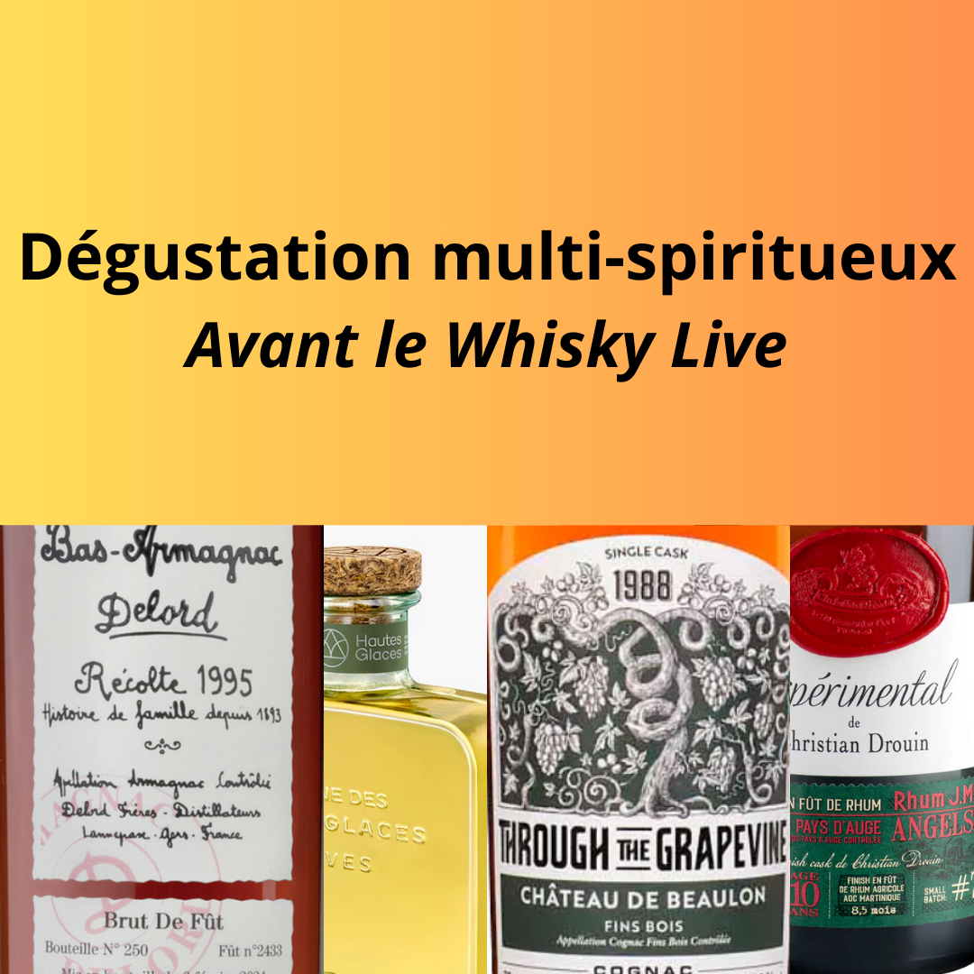 Quelques spiritueux pré-Whisky Live